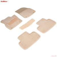 Коврики салона 3D текстильные для Volvo XC40 (2019-2025) бежевые № 92670