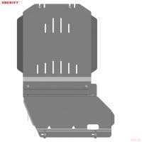 Защита КПП и раздаточной коробки для Cadillac Escalade (2014-2020) № 04.2836