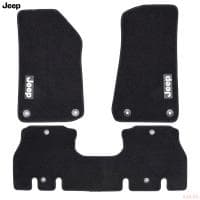 Коврики салона текстильные оригинальные для Jeep Wrangler JL (2018-2025) 3 шт. № 82215201AC