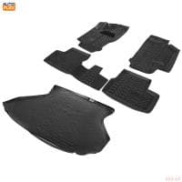 Комплект ковриков салона и багажника для Skoda Rapid (2020-2023) № K9510101-2