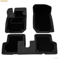 Коврики салона Rezkon Transformer резиновые для Renault Kaptur (2016-2023) № 3029035100