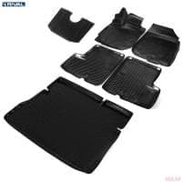 Комплект ковриков салона и багажника для Renault Duster 2WD (2015-2020) № K14701007-2