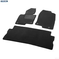 Коврики салона текстильные для Hyundai Solaris (2017-2022) 3 шт. цвет графит № 92305001