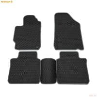 Коврики салона Rezkon EVA резиновые для Toyota Camry (2011-2017) с серым кантом № 9034010202