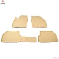 Коврики салона Norplast бежевые для Ford Focus 2 (2008-2011) № NPL-Po-22-16-B