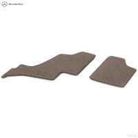 Коврики салона задние текстильные оригинальные для Mercedes GL-Class (X164) (2006-2012) 3-й ряд, темно-бежевые № B66290107