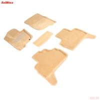 Коврики салона 3D текстильные для Mitsubishi Pajero Sport (2016-2025) бежевые № 90362