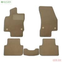 Коврики салона Klever текстильные Premium для Mercedes C-Class седан, универсал (2014-2025) бежевые № KLEVER04344622112kh