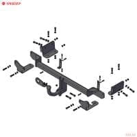 Фаркоп Трейлер для Kia Rio седан (2011-2016) № 7240
