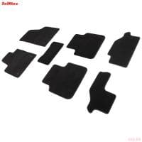 Коврики салона Lux текстильные для Volkswagen Teramont (2018-2025) 7 мест № 90025