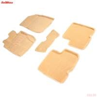 Коврики салона 3D текстильные для Renault Duster бежевые № 87558