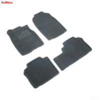 Коврики салона 3D текстильные для Haval M6 (2021-2025) серые № 316341