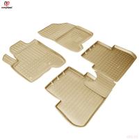 Коврики салона Norplast бежевые для Citroen C3 Picasso (2009-2017) № NPA11-C14-100-B