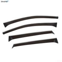 Дефлекторы окон Chromex для Changan CS35 Plus (2019-2022) с хромированным молдингом № CHROMEX.63033