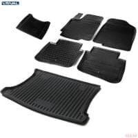 Комплект ковриков салона и багажника для Kia Rio хэтчбек (2011-2016) № K12803001-8