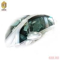 Дефлекторы окон CA Plastic Classic полупрозрачные для Citroen C3 хэтчбек 5дв. (2009-2013) № 2010030311036