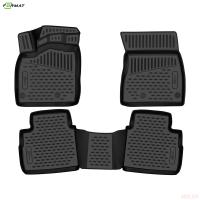 Коврики 3D салона для Nissan Rogue (2021-2024) 3 шт. № FORMAT.3DAN0028210k