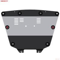 Защита картера и КПП для Lada (ВАЗ) Vesta (2015-2025) № 27.2928 V2