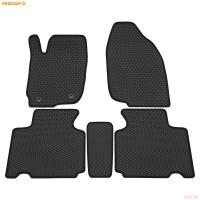 Коврики салона EVA резиновые для Toyota RAV4 (2013-2018) с черным кантом № 9034035201