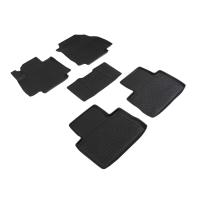 Коврики салона с высоким бортом для Toyota RAV4 (2019-2025) МКПП № 92947