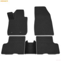 Коврики салона 3D EVA ромб резиновые для Renault Duster (2021-2025) с серым кантом № 9229005402