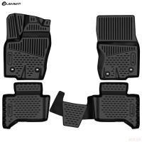 Коврики 3D салона для Toyota Land Cruiser Prado 250 (2023-2025) 5 мест, с накладкой на тоннеле № ELEMENT3DA70978210k