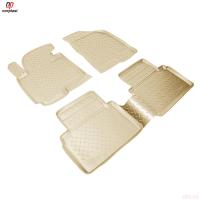 Коврики салона Norplast бежевые для Kia Sportage (2010-2015) № NPL-Po-43-55-B