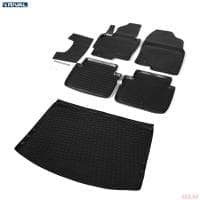Комплект ковриков салона и багажника для Mazda CX-5 (2011-2016) № K13803001-3
