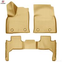 Коврики салона 3D для Toyota Land Cruiser 300 (2021-2025) (5 мест) бежевые № NPA11-C88-530-1-B