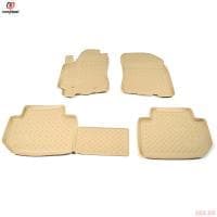 Коврики салона Norplast бежевые для Subaru Tribeca (2007-2014) № NPL-Po-84-70-B