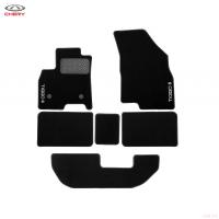 Коврики салона текстильные оригинальные для Chery Tiggo 8 (2018-2025) 6 шт. № CHERY0206