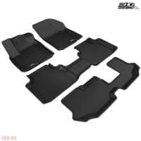 Коврики салона Sotra Liner 3D Lux текстильные для Volkswagen Teramont (2017-2025) № ST 74-00661