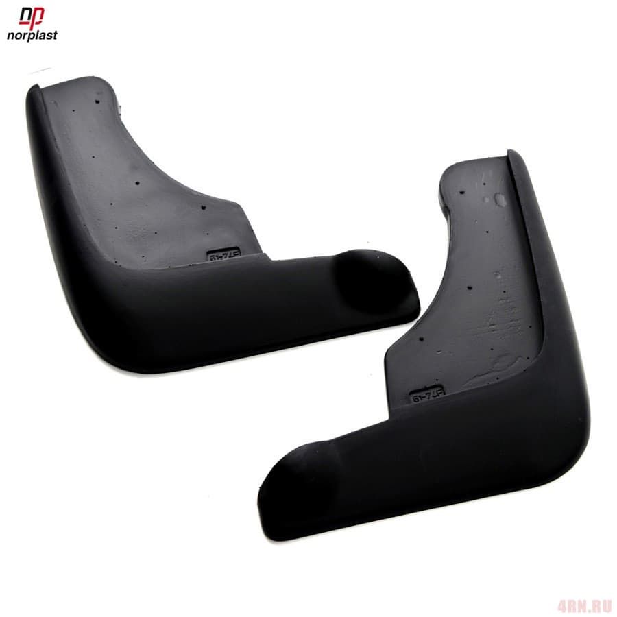 Брызговики передние для Nissan Terrano 2WD/4WD (2014-2022) № NPL-Br-61-74F