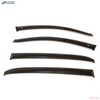 Дефлекторы боковых окон для Kia Rio хэтчбек X-Line (2017-2023) широкие № KE15117