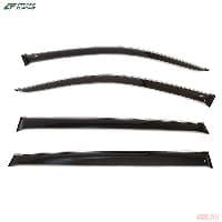 Дефлекторы окон Cobra для Lifan X60 (2012-2018) с хромированным молдингом № L30411CR