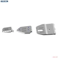 Комплект защиты картера, КПП, топливного бака и редуктора для Kia Sportage (2022-2025) № K333.2390.1