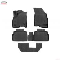 Коврики салона 3D оригинальные для Chery Tiggo 8 (2018-2025) 7 мест № CHERY1001