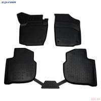 Коврики 3D салона для Skoda Rapid (2012-2020) № S1303