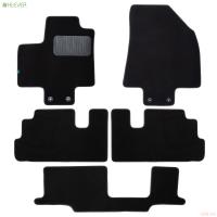 Коврики салона текстильные Premium для Nissan Pathfinder (2021-2025) 8 мест, 5 шт. № KLEVER0303606622110kh