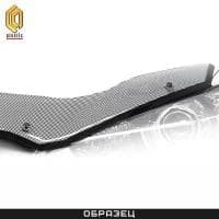 Дефлектор капота шелкография черный для BMW 5-Серия (2010-2016) № 2010010508296