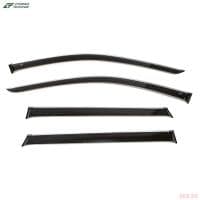 Дефлекторы боковых окон для Haval F7 (2019-2024) с хромированным молдингом № H60519CR