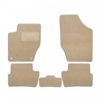 Коврики салона Klever текстильные Premium для Renault Duster (2015-2020) без ручки для дистанционного открытия лючка бензобака, бежевые № KLEVER04413222112kh