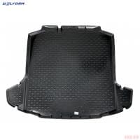 Коврики багажника для Volkswagen Polo (2020-2025) с выемками под перегородки № B1303