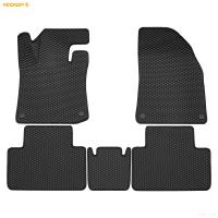 Коврики салона 3D EVA Ромб резиновые для Geely Coolray FL (2023-2025) с черным кантом № 9217025151