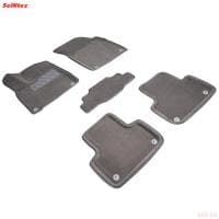 Коврики салона 3D текстильные для Audi Q8 (2019-2025) серые № 92741