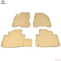 Коврики салона Norplast бежевые для Renault Koleos (2008-2016) № NPL-Po-69-31-B