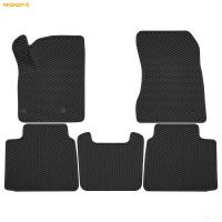 Коврики салона 3D EVA Ромб резиновые для Mitsubishi Outlander 4 (2022-2025) с черным кантом № 9224015201