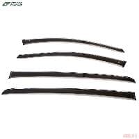 Дефлекторы боковых окон Cobra для Kia Sportage (2015-2021) с хромированным молдингом № K14715CR