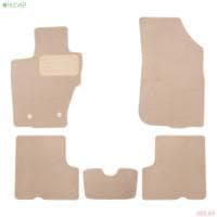 Коврики салона Klever текстильные Premium для Renault Duster 4WD (2011-2015) бежевые № KLEVER04412922112kh