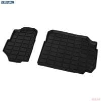 Коврики салона Rival литьевые для Skoda Kodiaq 3-й ряд (2017-2024) № 65105002